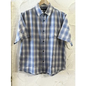 画像: CIAO/OMBRE CHECK SS SHIRT BLUE