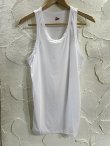 画像1: HANES/NYLON STRETCH MESH TANKTOP  WHITE