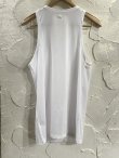 画像2: HANES/NYLON STRETCH MESH TANKTOP  WHITE