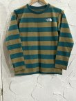 画像1: THE NORTH FACE/LS FIELD BORDER T  UTILITY BROWNxGREEN