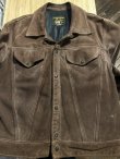画像3: (USED) VANSON/SUEDE TRUCKER JKT  BROWN