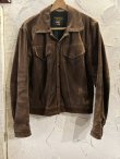 画像1: (USED) VANSON/SUEDE TRUCKER JKT  BROWN