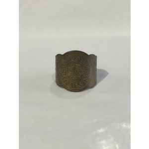 画像: GLAD HAND(グラッドハンド)/CIGAR TAG RING BRASS  COTTON