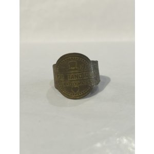 画像: GLAD HAND(グラッドハンド)/CIGAR TAG RING BRASS  MY HEART