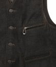 画像6: BELAFOTE/RT BALL CHAIN ZIPPER VEST  DORO BROWN