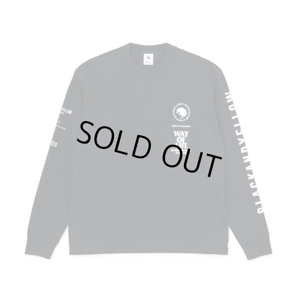画像1: RATS/MC L/S TEE  BLACK