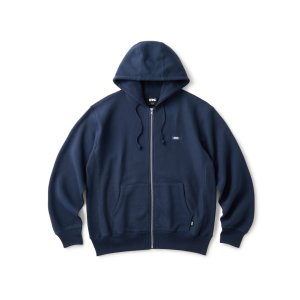 画像: FTC//SMALL BOX LOGO ZIP UP HOODY NAVY