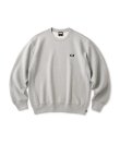 画像1: FTC/SMALL BOX LOGO CREW NECK  GRAY
