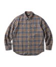 画像1: FTC/PLAID NELL SHIRT  GRAY
