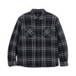 画像1: RATS/TARTAN FLANNEL CHECK SHIRT  BLACK