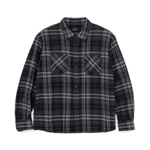 画像: RATS/TARTAN FLANNEL CHECK SHIRT  BLACK