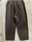 画像3: GYMMASTER/STRETCH TWILL TWO TUCK PANT  BROWN