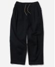 画像1: GYMMASTER/STRETCH TWILL TWO TUCK PANT  BLACK