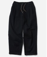 画像: GYMMASTER/STRETCH TWILL TWO TUCK PANT  BLACK