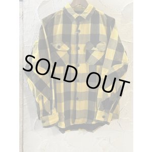 画像: ALCARZA/HEAVY FLANNEL SHIRT BUFFALO CHECK  YELLOW