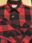 画像4: ALCARZA/HEAVY FLANNEL SHIRT BUFFALO CHECK  RED