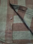 画像5: ALCARZA/HEAVY FLANNEL SHIRT BUFFALO CHECK  GREEN