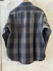 画像2: ALCARZA/HEAVY FLANNEL SHIRT OMBRE GRAY