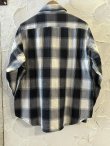 画像2: ALCARZA/HEAVY FLANNEL SHIRT OMBRE BLACK