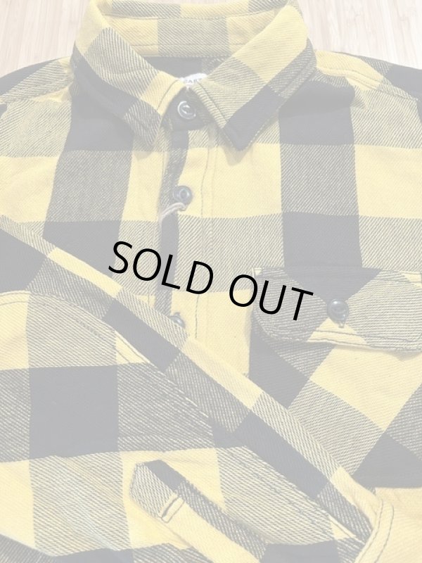 画像4: ALCARZA/HEAVY FLANNEL SHIRT BUFFALO CHECK  YELLOW