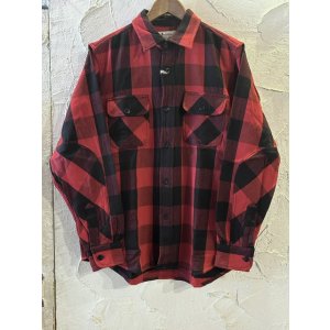 画像: ALCARZA/HEAVY FLANNEL SHIRT BUFFALO CHECK  RED