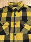 画像3: ALCARZA/HEAVY FLANNEL SHIRT BUFFALO CHECK  YELLOW