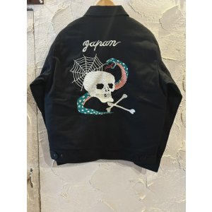 画像: ALCARZA/DRIZZLER JKT WITH PADDING SKULL  BLACK