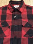 画像3: ALCARZA/HEAVY FLANNEL SHIRT BUFFALO CHECK  RED
