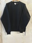 画像1: GYMMASTER/HAVY SWEAT CREW NECK  BLACK
