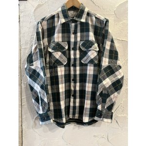 画像: ALCARZA/HEAVY FLANNEL SHIRT GTREEN