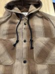 画像3: ALCARZA/HEAVY FLANNEL PARKA OMBRE BEIGE