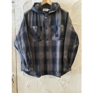 画像: ALCARZA/HEAVY FLANNEL PARKA OMBRE GRAY
