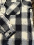 画像5: ALCARZA/HEAVY FLANNEL PARKA OMBRE BLACK