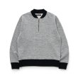 画像1: RATS/HALF ZIP UP SWEAT  H.GRAY