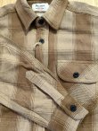 画像3: ALCARZA/HEAVY FLANNEL SHIRT OMBRE BEIGE