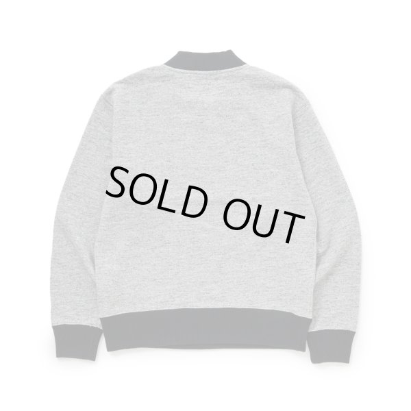 画像2: RATS/HALF ZIP UP SWEAT  H.GRAY