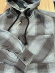 画像4: ALCARZA/HEAVY FLANNEL PARKA OMBRE BLUE