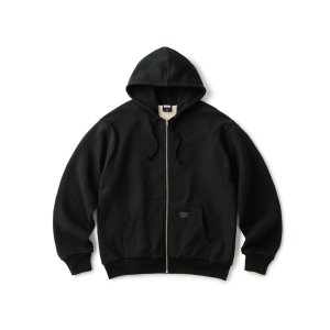 画像: FTC/THERMAL LINED ZIP UP HOODY  BLACK