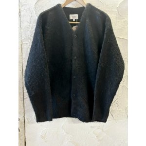 画像: ALCARZA/MOHAIR LIKE CARDIGAN BLACK