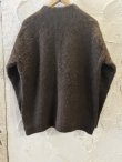 画像2: ALCARZA/MOHAIR LIKE CARDIGAN  BROWN