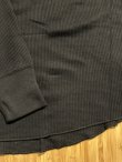 画像5: HANES/THERMAL HENLEY NECK  LS T  BLACK