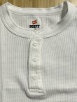 画像3: HANES/BEEFY THERMAL HENLEY NECK  LS T  WHITE