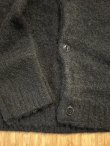 画像5: ALCARZA/MOHAIR LIKE CARDIGAN  BLACK