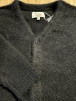 画像4: ALCARZA/MOHAIR LIKE CARDIGAN  BLACK