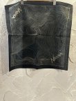 画像1: NANGA/PARBAT CONTOUR MAP BANDANA  BLACK