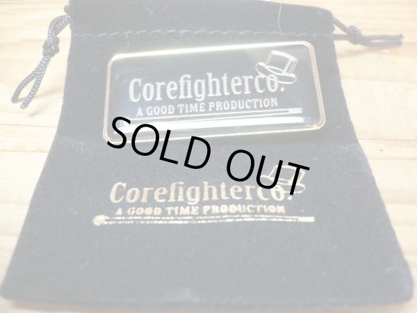 画像1: COREFIGHTER/HAT LABEL MONEY CLIP  BLACKxGOLD