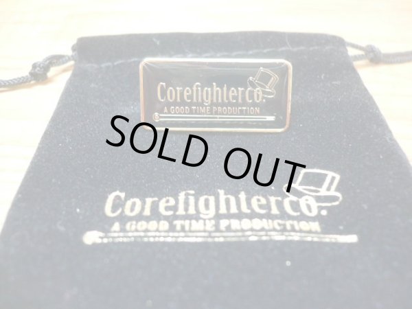 画像1: COREFIGHTER/HAT LABEL PINZ  BLACKxGOLD