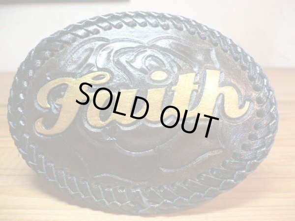画像1: GROK LEATHER /FAITH PAINT BUCKLE  ANTIQUE BLACK