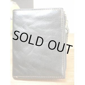 画像: HAWK COMPANY/WASHED LEATHER　WALLET　BLACK