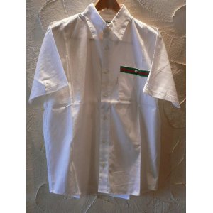 画像: ☆SALE 50%OFF☆ INTERFACE/TAPING SHIRT  WHITExGRNxRED